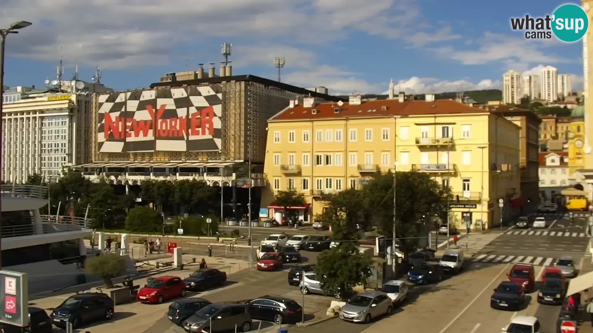 Die Riva und Marina in Rijeka – Live Webcam Kroatien