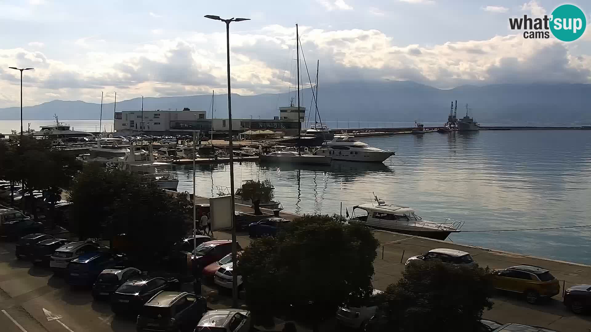 Riva i Marina u Rijeci – Web kamera uživo u Hrvatskoj