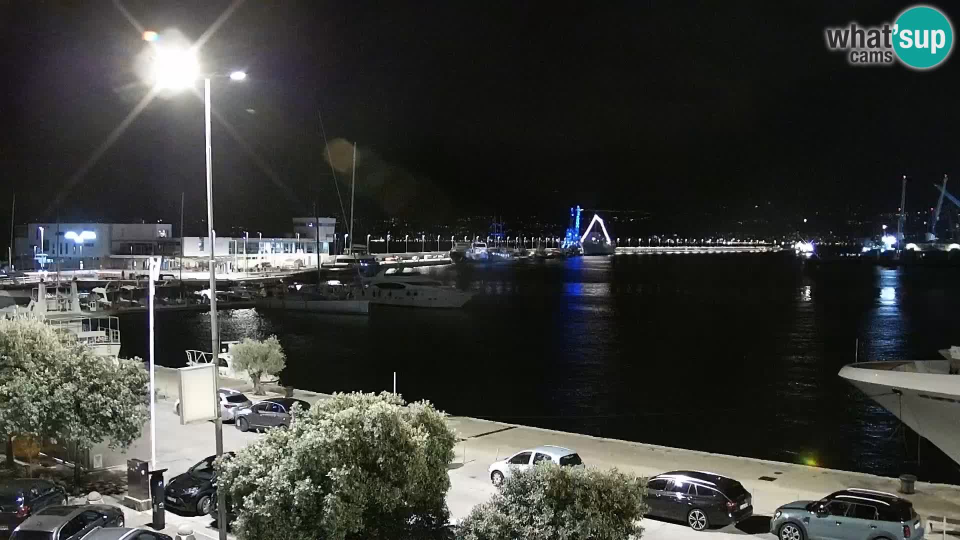 Riva i Marina u Rijeci – Web kamera uživo u Hrvatskoj