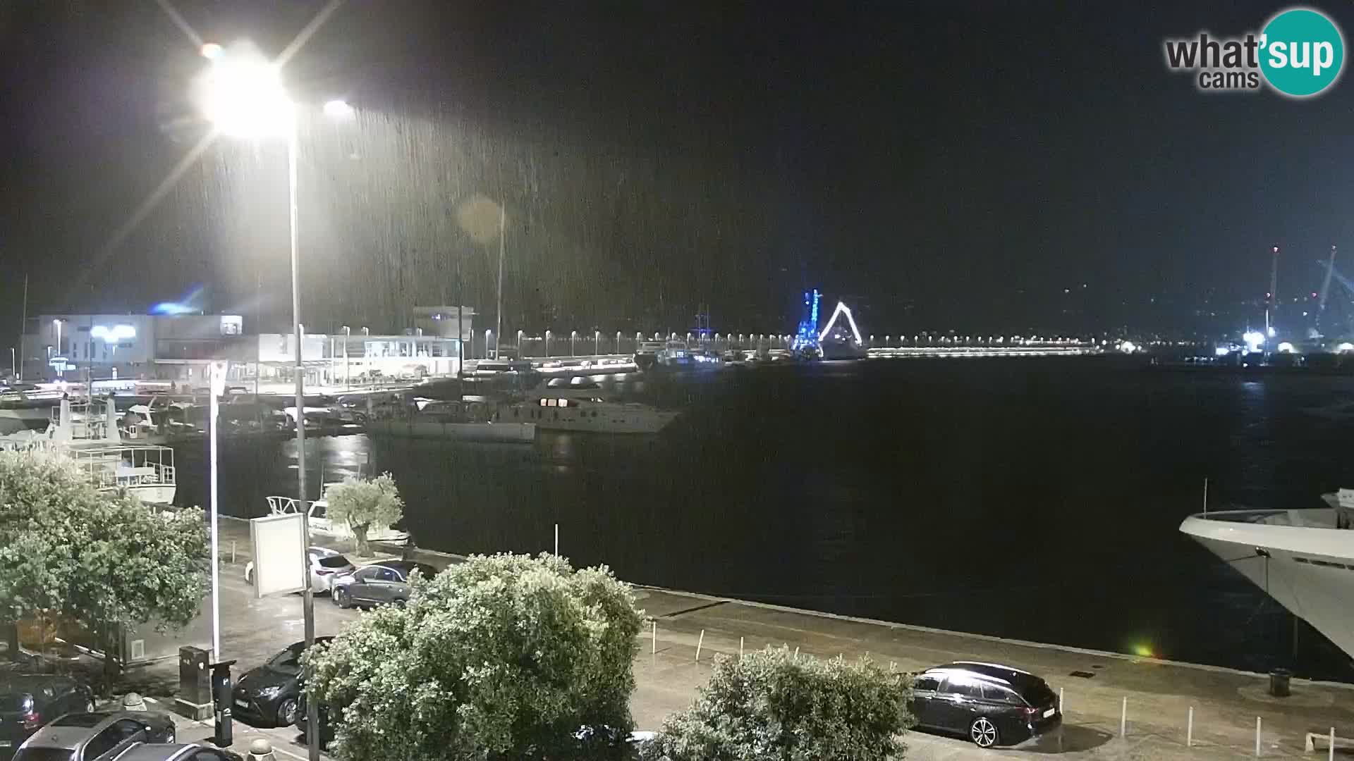 Die Riva und Marina in Rijeka – Live Webcam Kroatien
