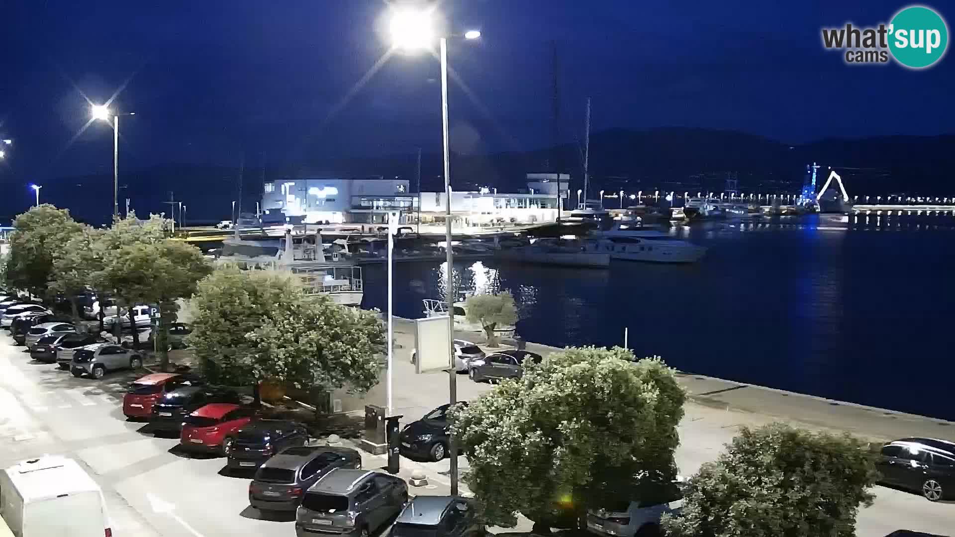 Riva i Marina u Rijeci – Web kamera uživo u Hrvatskoj