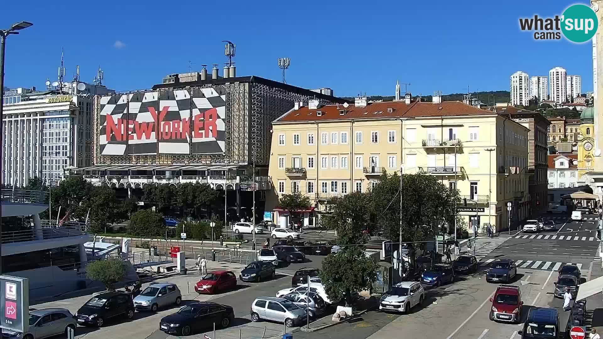 La Riva e la Marina a Rijeka (Fiume) – Live Webcam Croazia