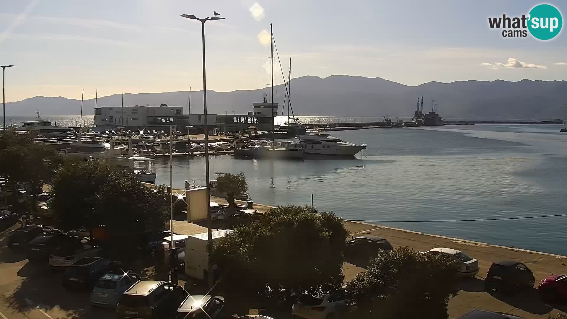 La Riva e la Marina a Rijeka (Fiume) – Live Webcam Croazia