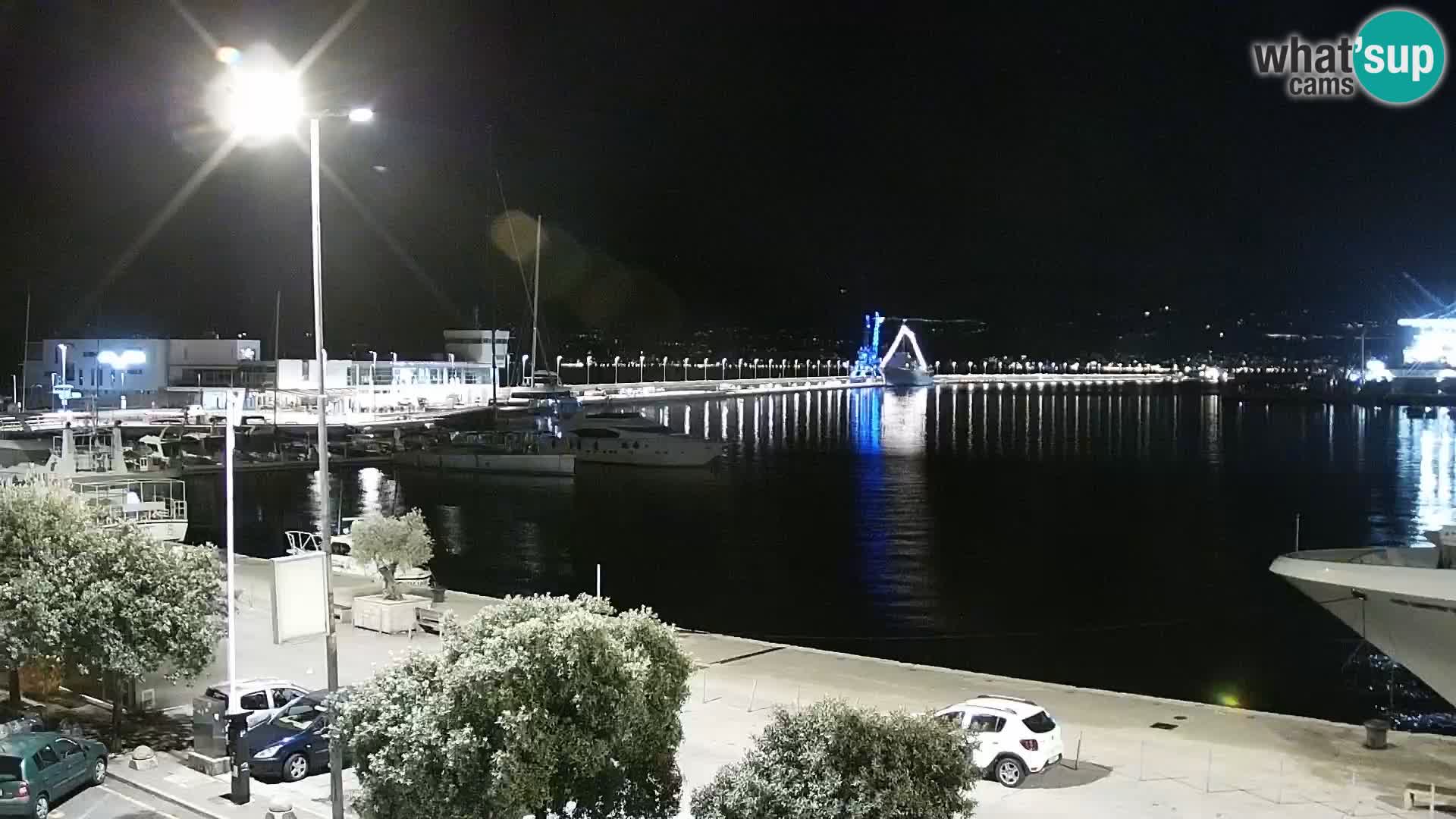 Riva i Marina u Rijeci – Web kamera uživo u Hrvatskoj