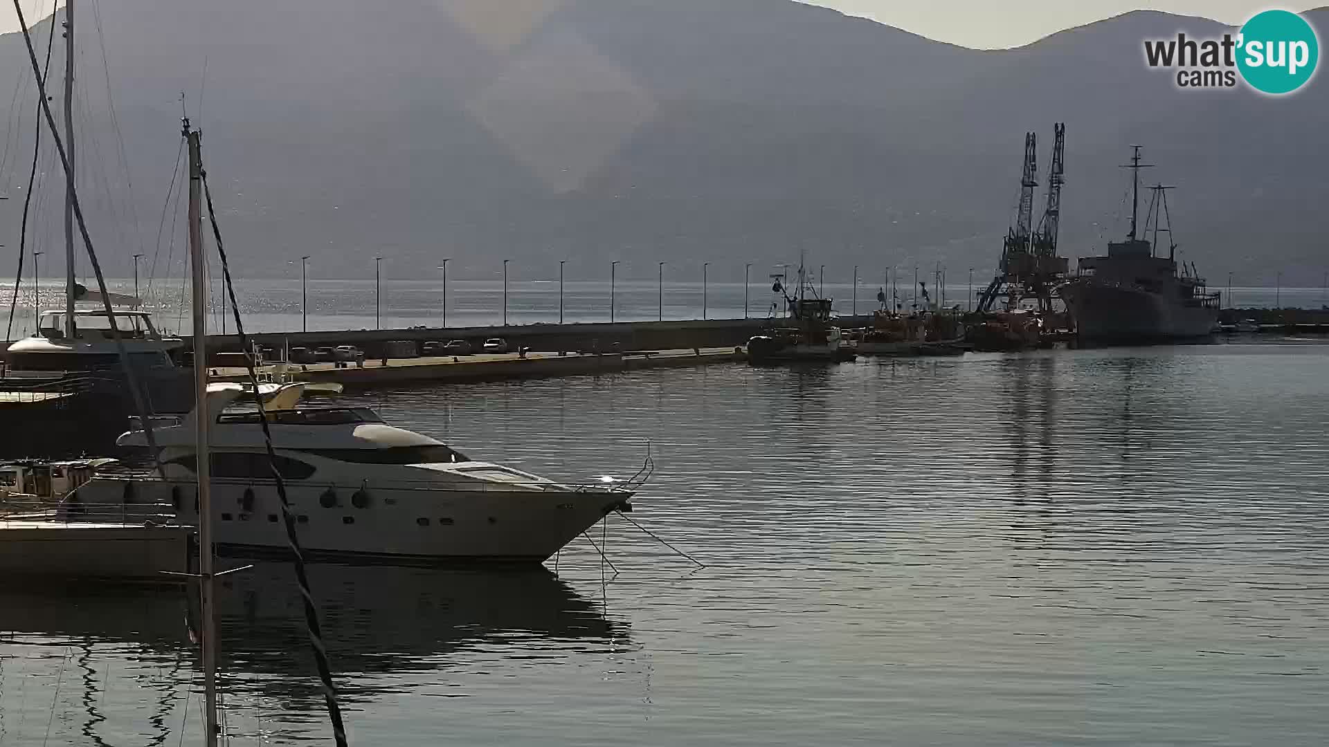 The Riva and Marina in Rijeka  – Live Webcam Croatia