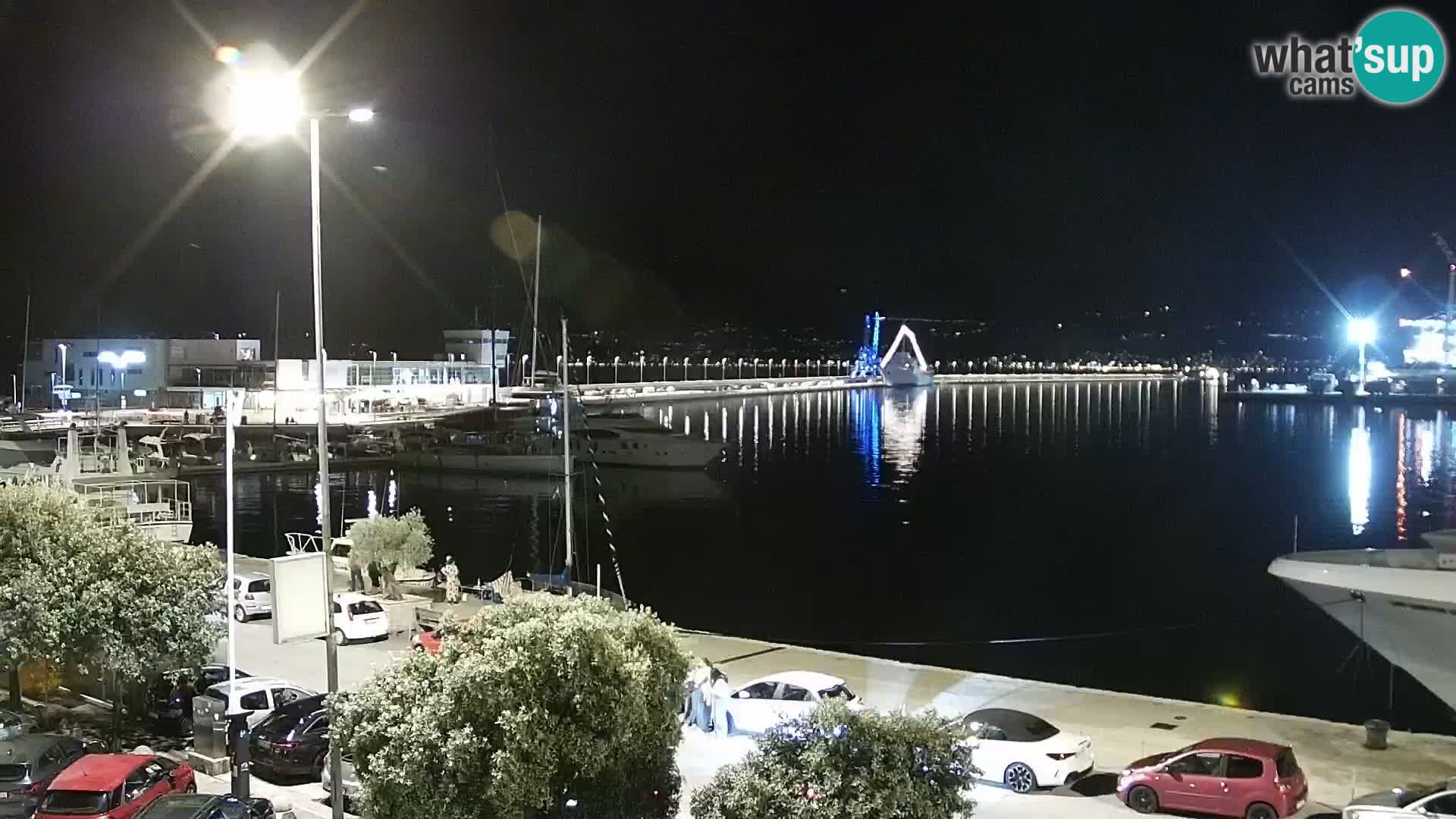 Riva i Marina u Rijeci – Web kamera uživo u Hrvatskoj