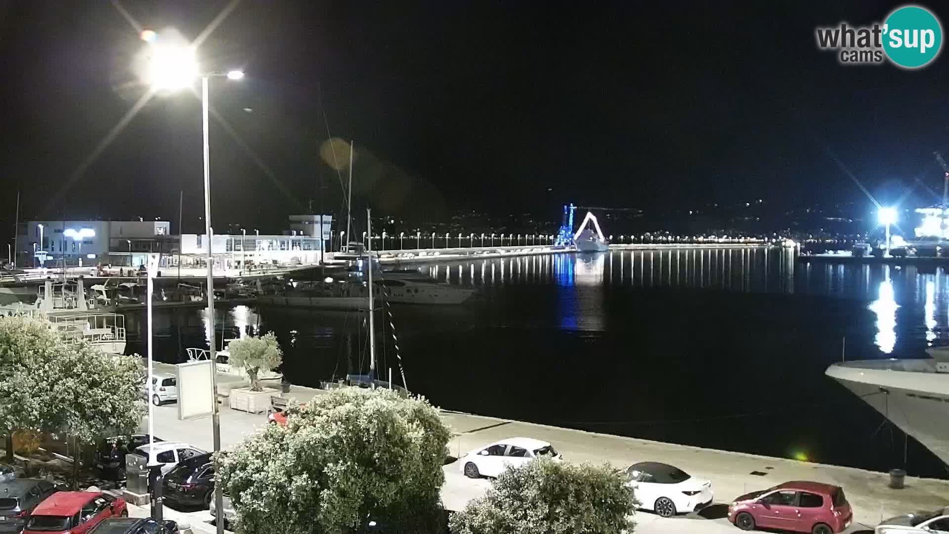 Riva i Marina u Rijeci – Web kamera uživo u Hrvatskoj