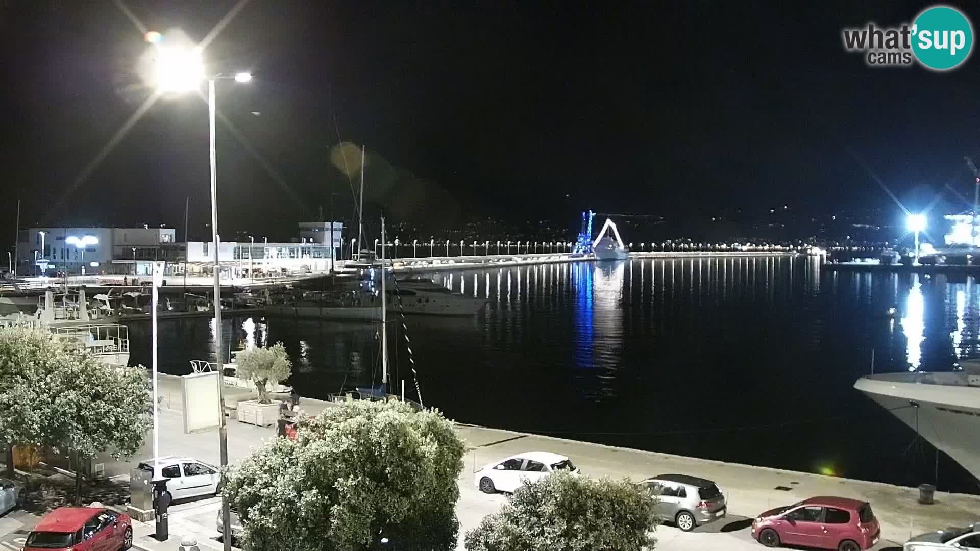 Riva i Marina u Rijeci – Web kamera uživo u Hrvatskoj