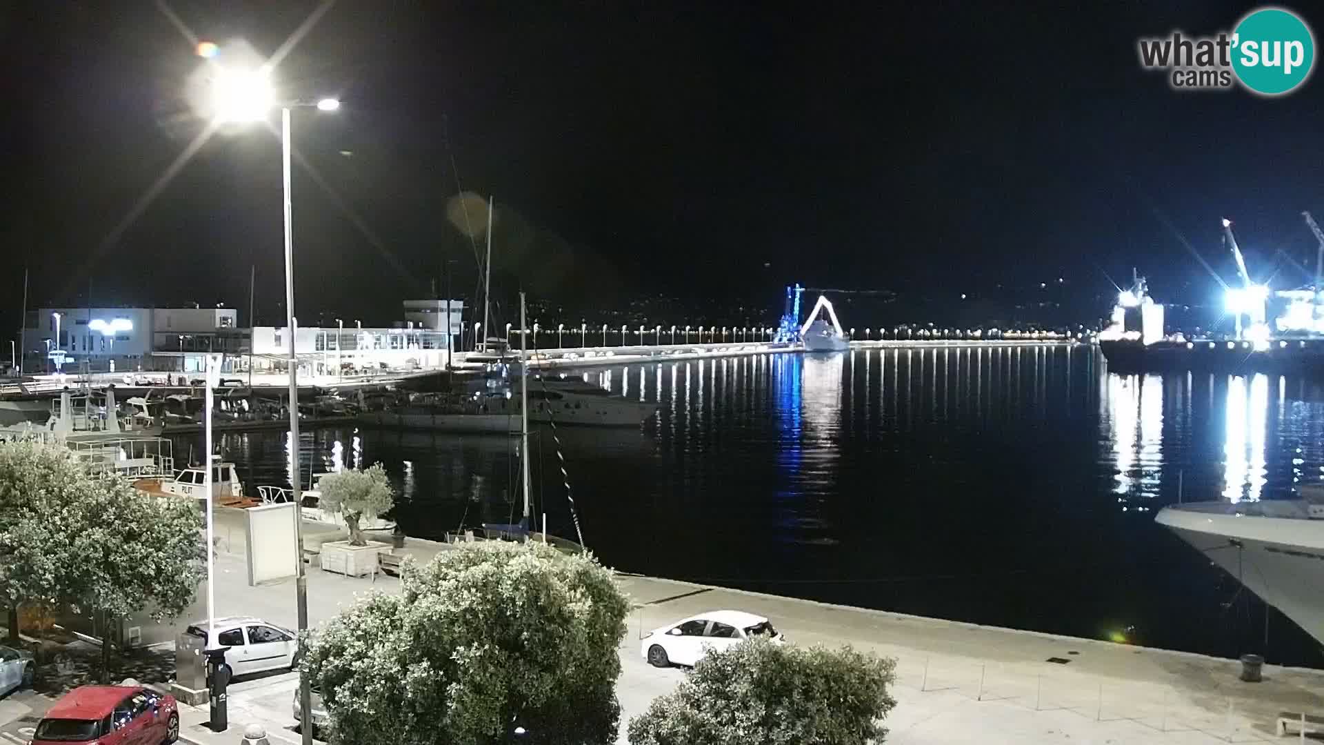 Riva i Marina u Rijeci – Web kamera uživo u Hrvatskoj
