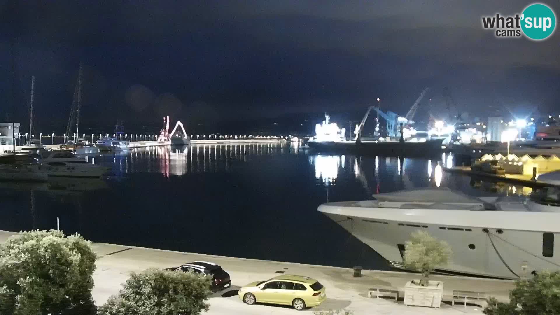 Riva i Marina u Rijeci – Web kamera uživo u Hrvatskoj