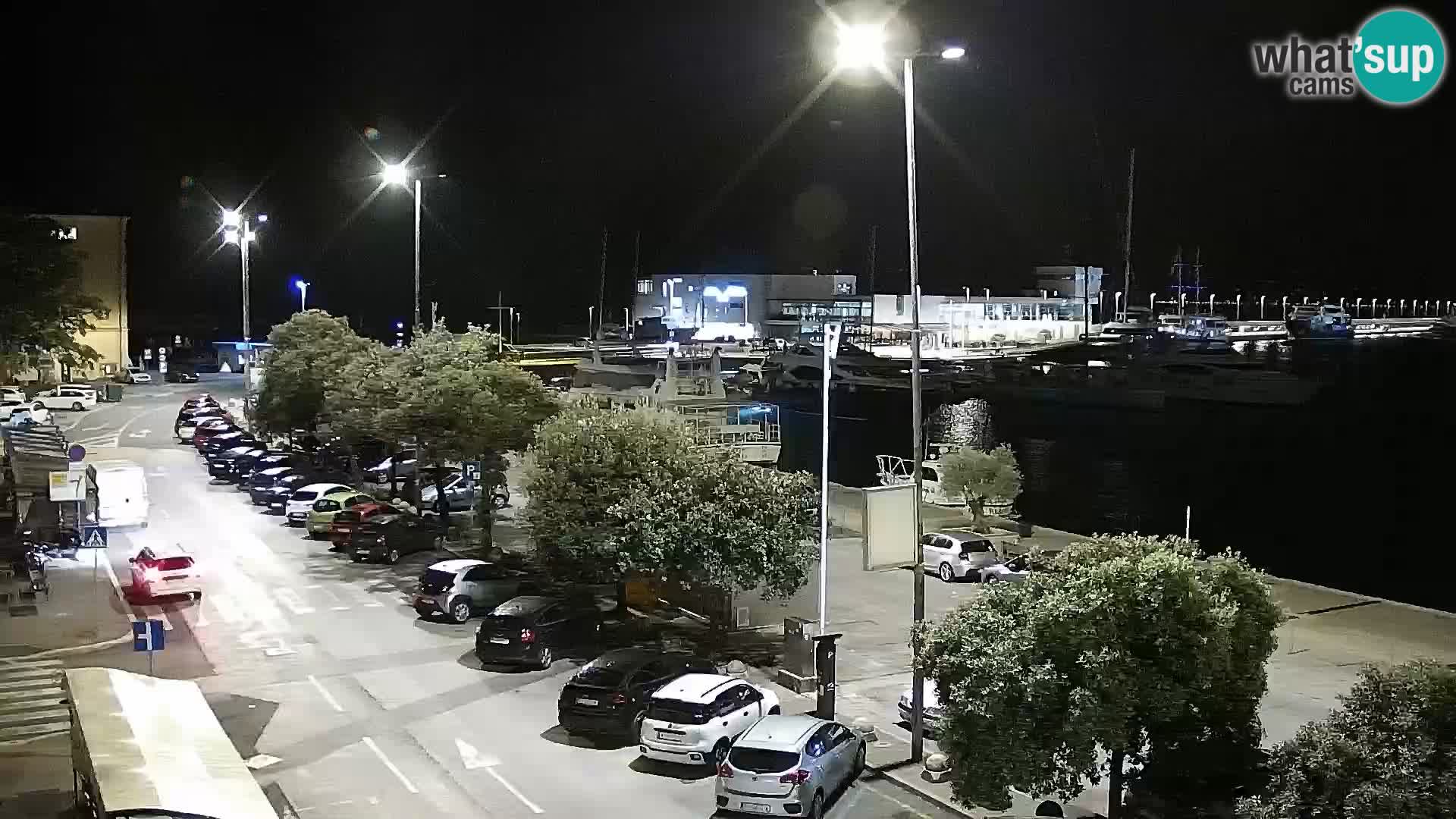 Die Riva und Marina in Rijeka – Live Webcam Kroatien