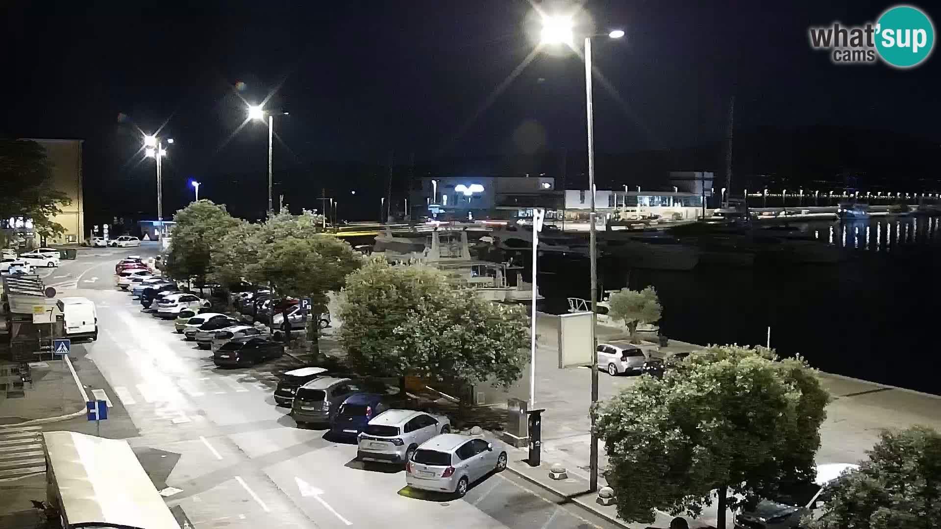 The Riva and Marina in Rijeka  – Live Webcam Croatia