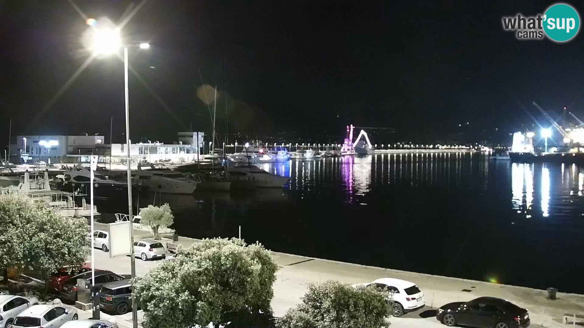 The Riva and Marina in Rijeka  – Live Webcam Croatia