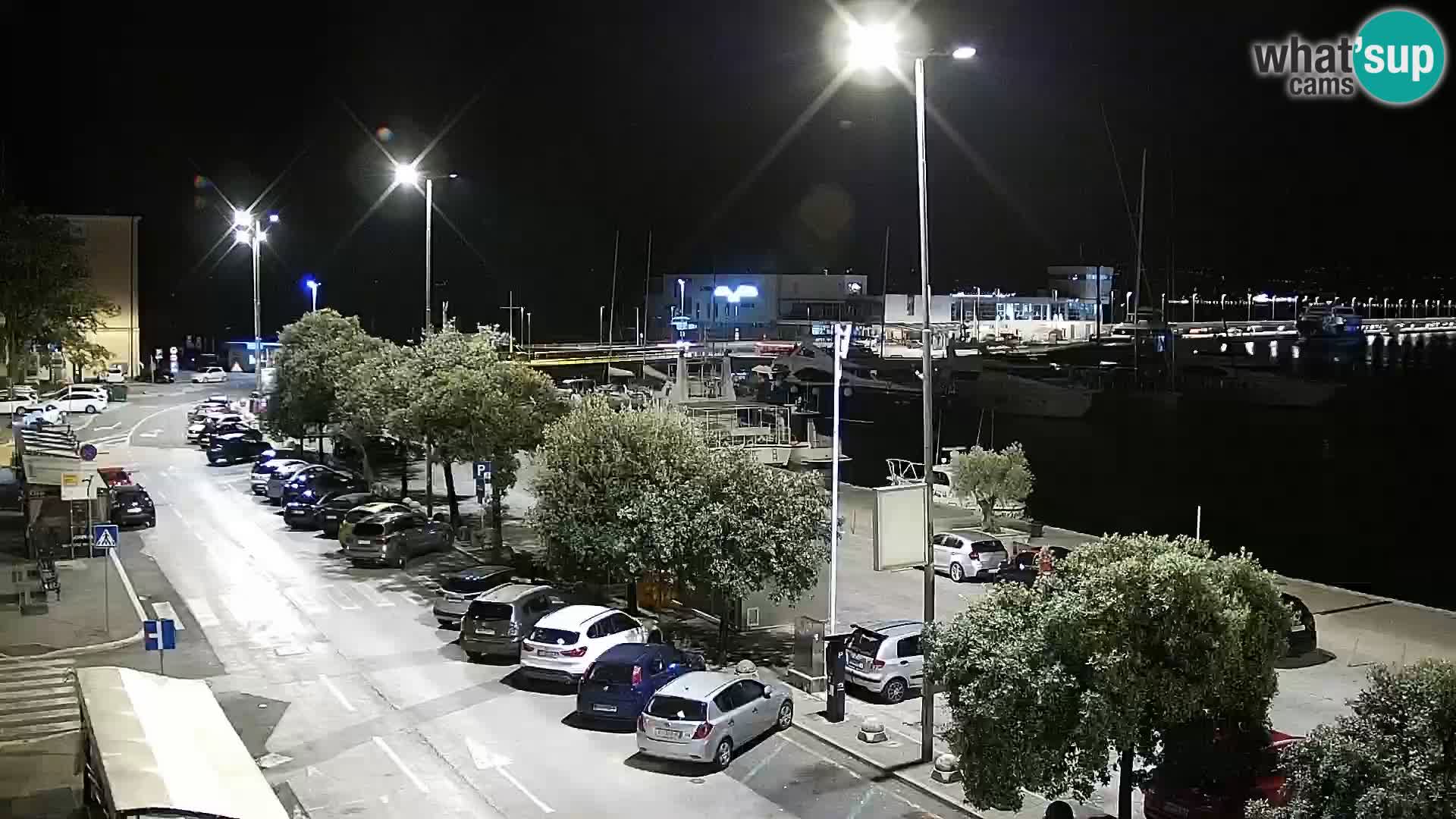 La Riva et Marina à Rijeka – Live Webcam Croatie