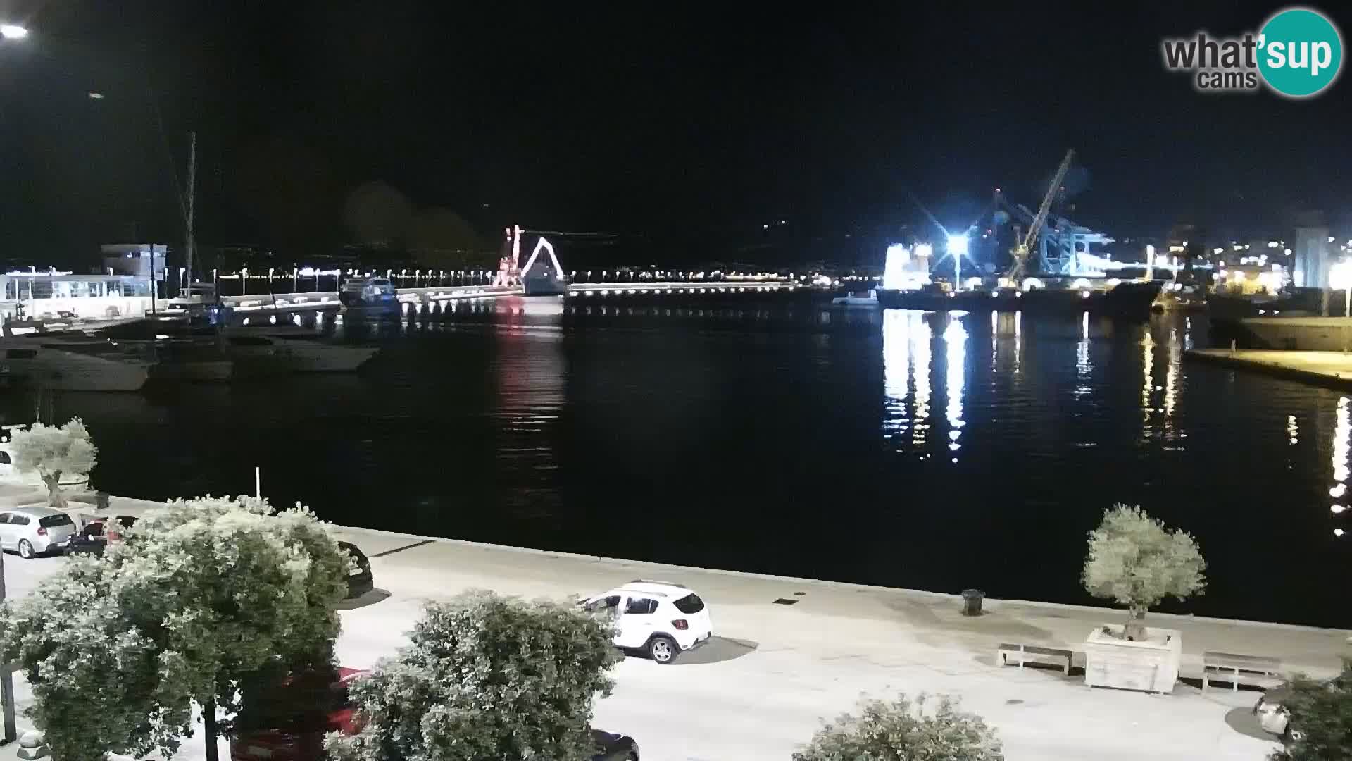 La Riva y Marina en Rijeka – Webcam en vivo Croacia