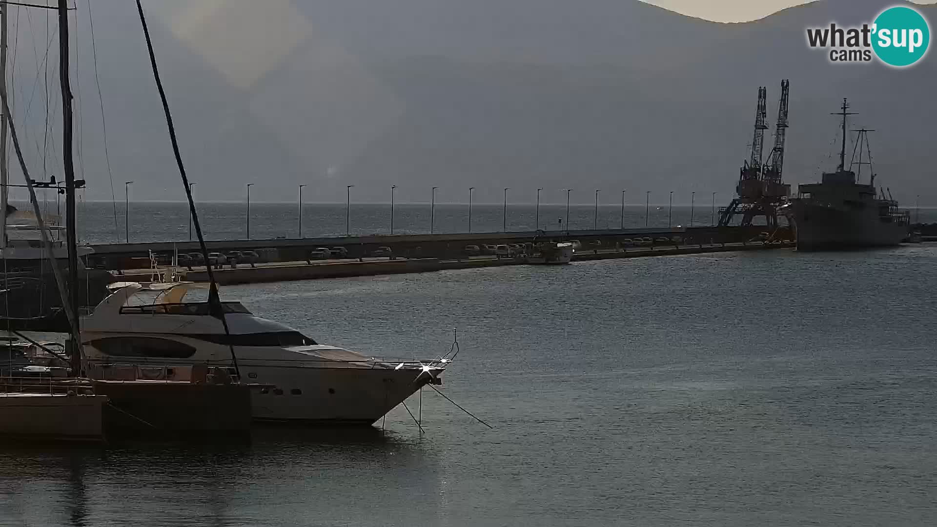 La Riva et Marina à Rijeka – Live Webcam Croatie