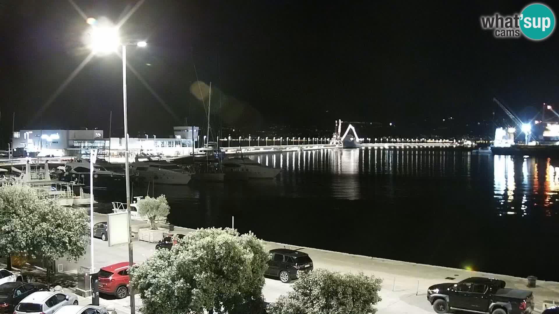 Riva i Marina u Rijeci – Web kamera uživo u Hrvatskoj