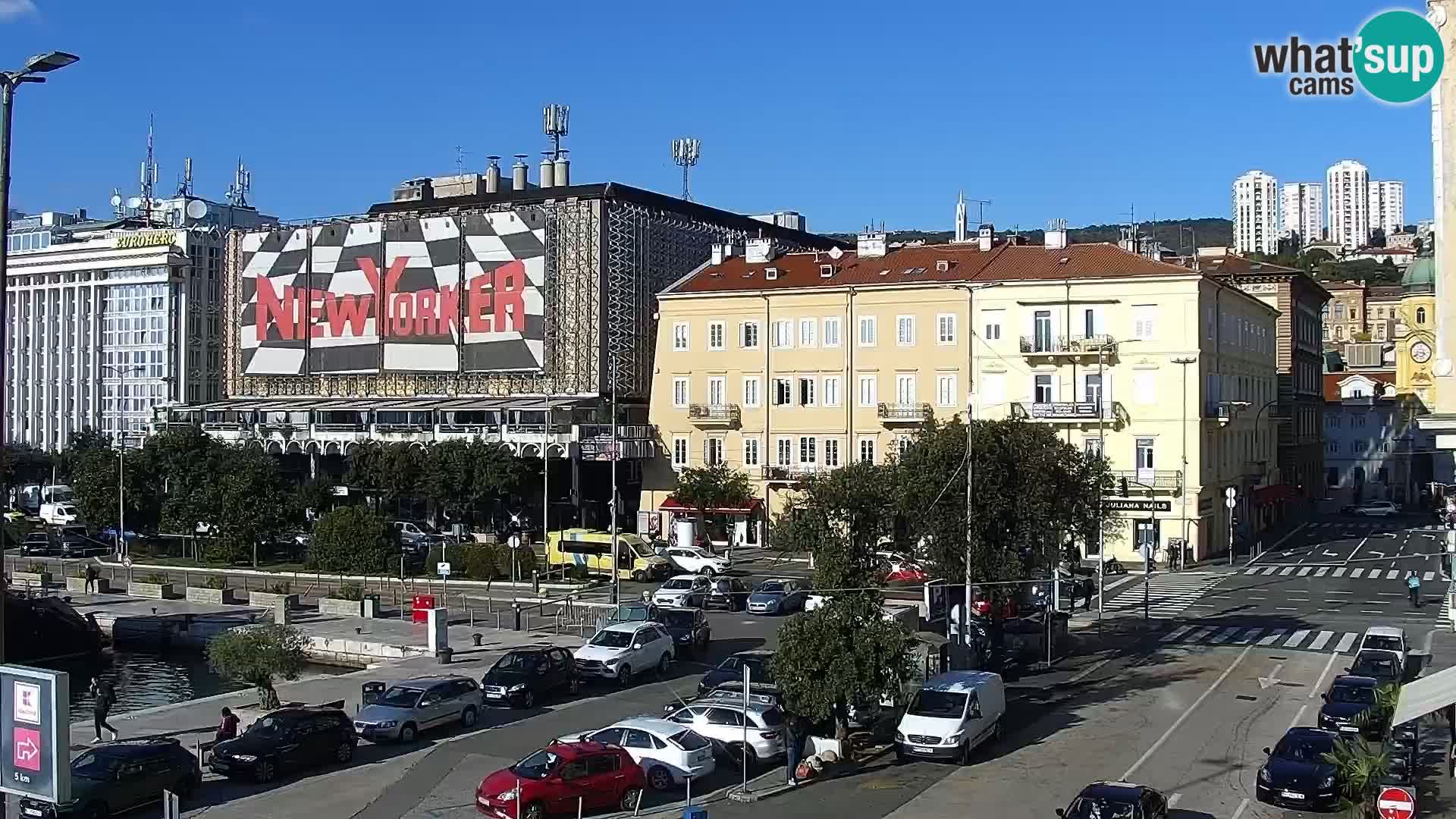 La Riva e la Marina a Rijeka (Fiume) – Live Webcam Croazia