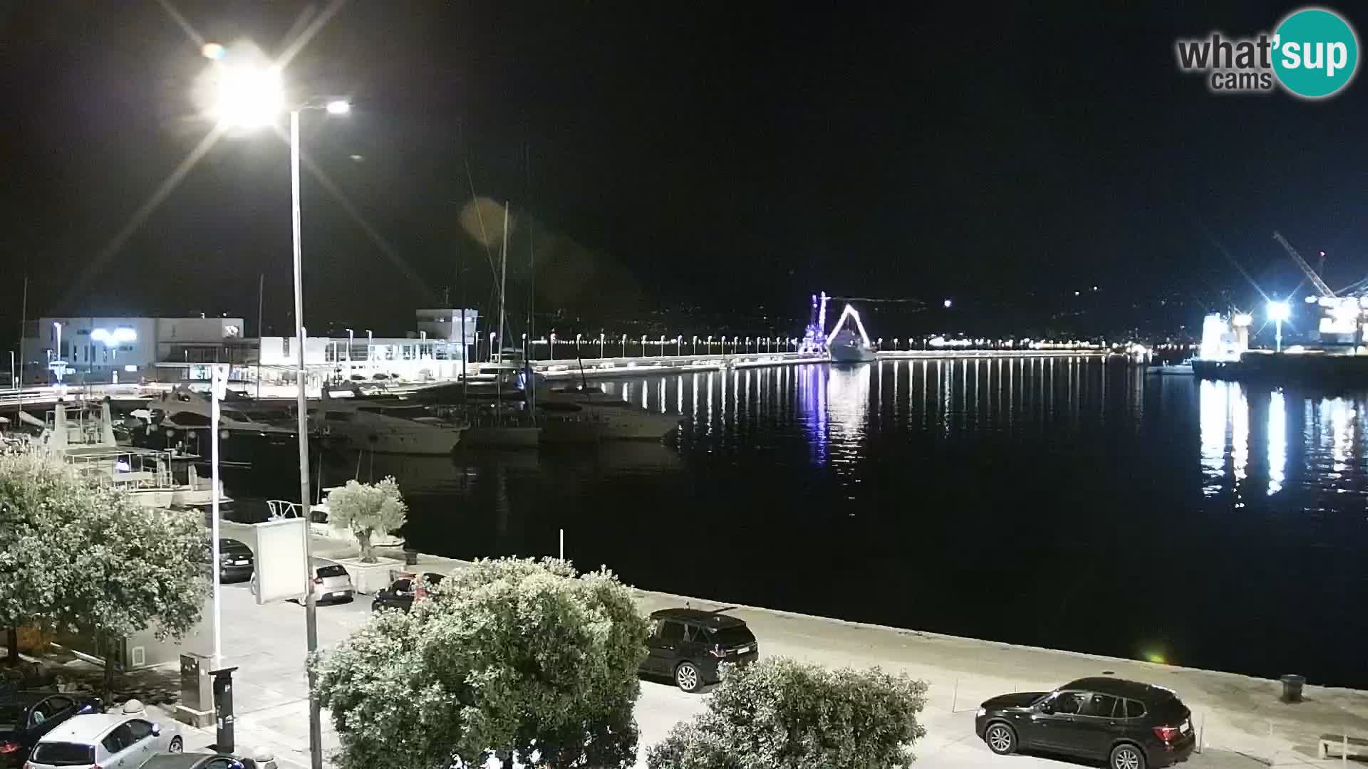La Riva e la Marina a Rijeka (Fiume) – Live Webcam Croazia
