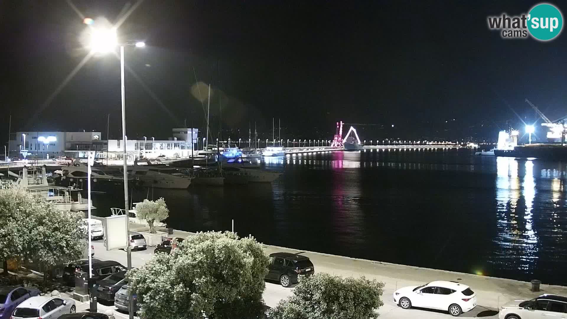 La Riva e la Marina a Rijeka (Fiume) – Live Webcam Croazia