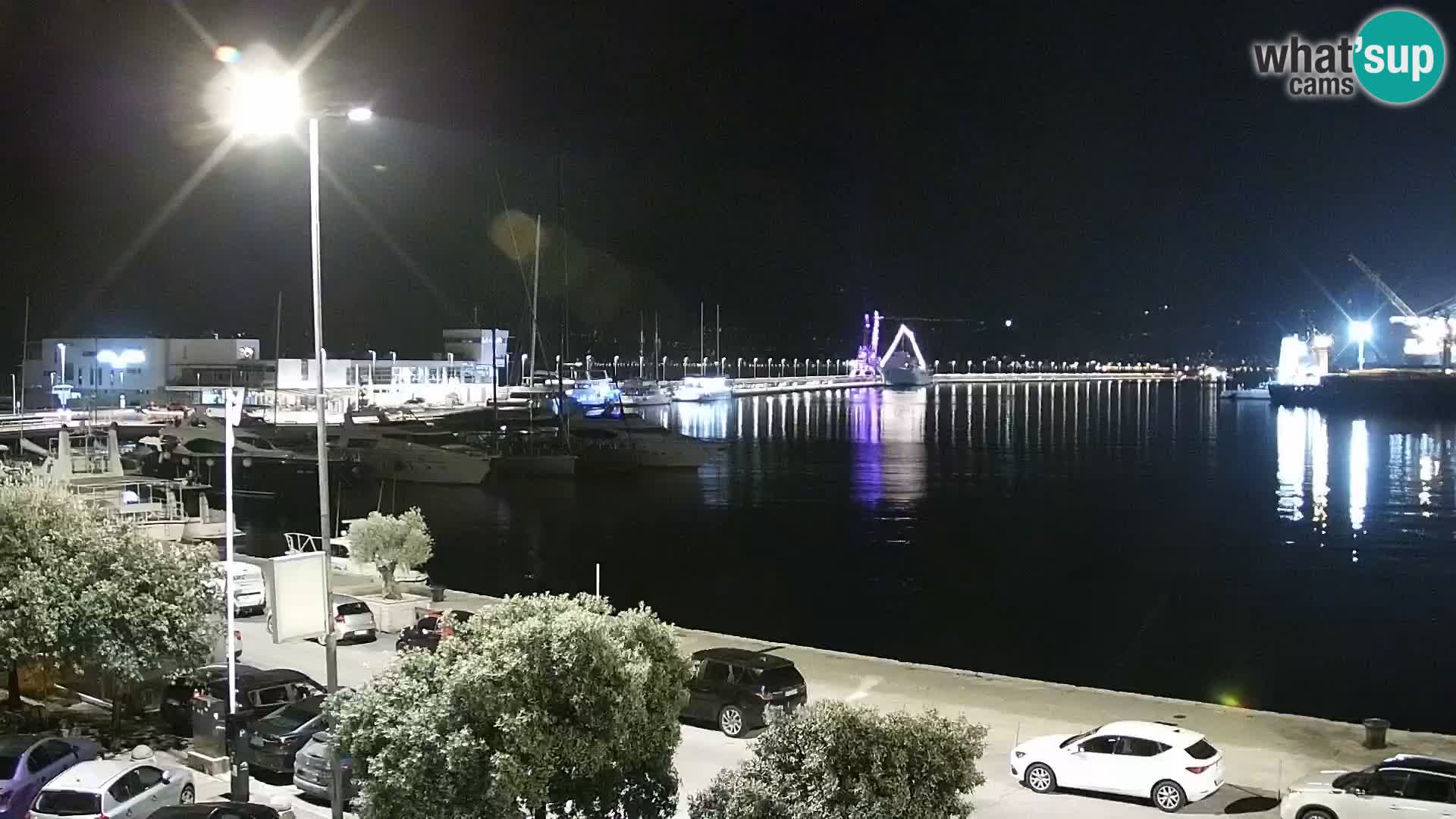 La Riva y Marina en Rijeka – Webcam en vivo Croacia