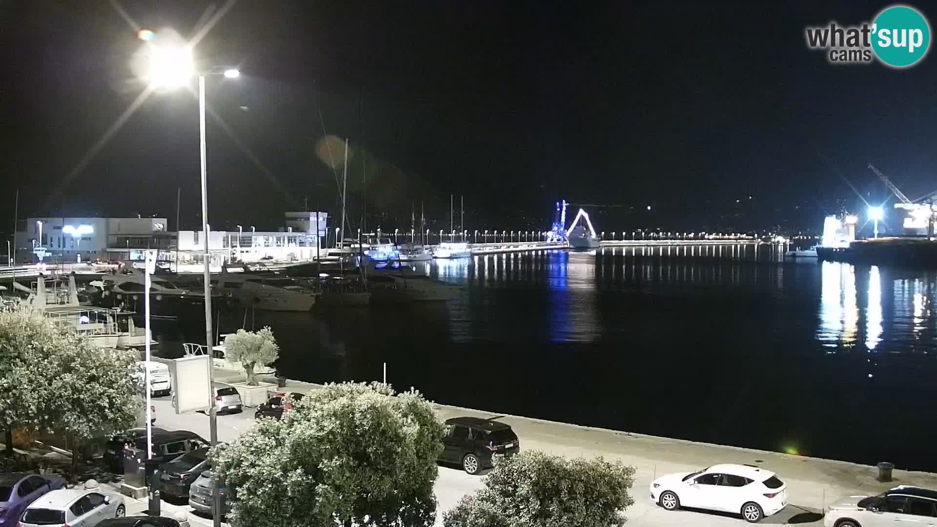La Riva et Marina à Rijeka – Live Webcam Croatie
