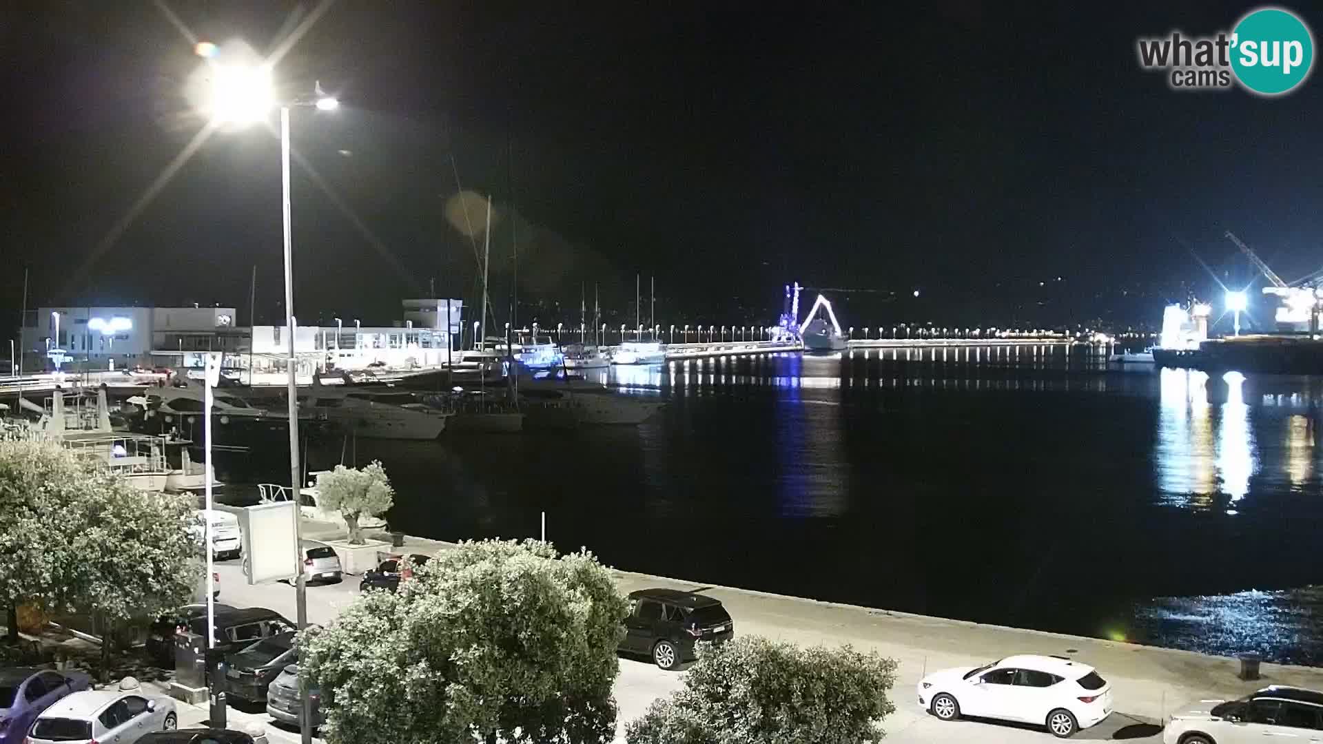 Riva i Marina u Rijeci – Web kamera uživo u Hrvatskoj