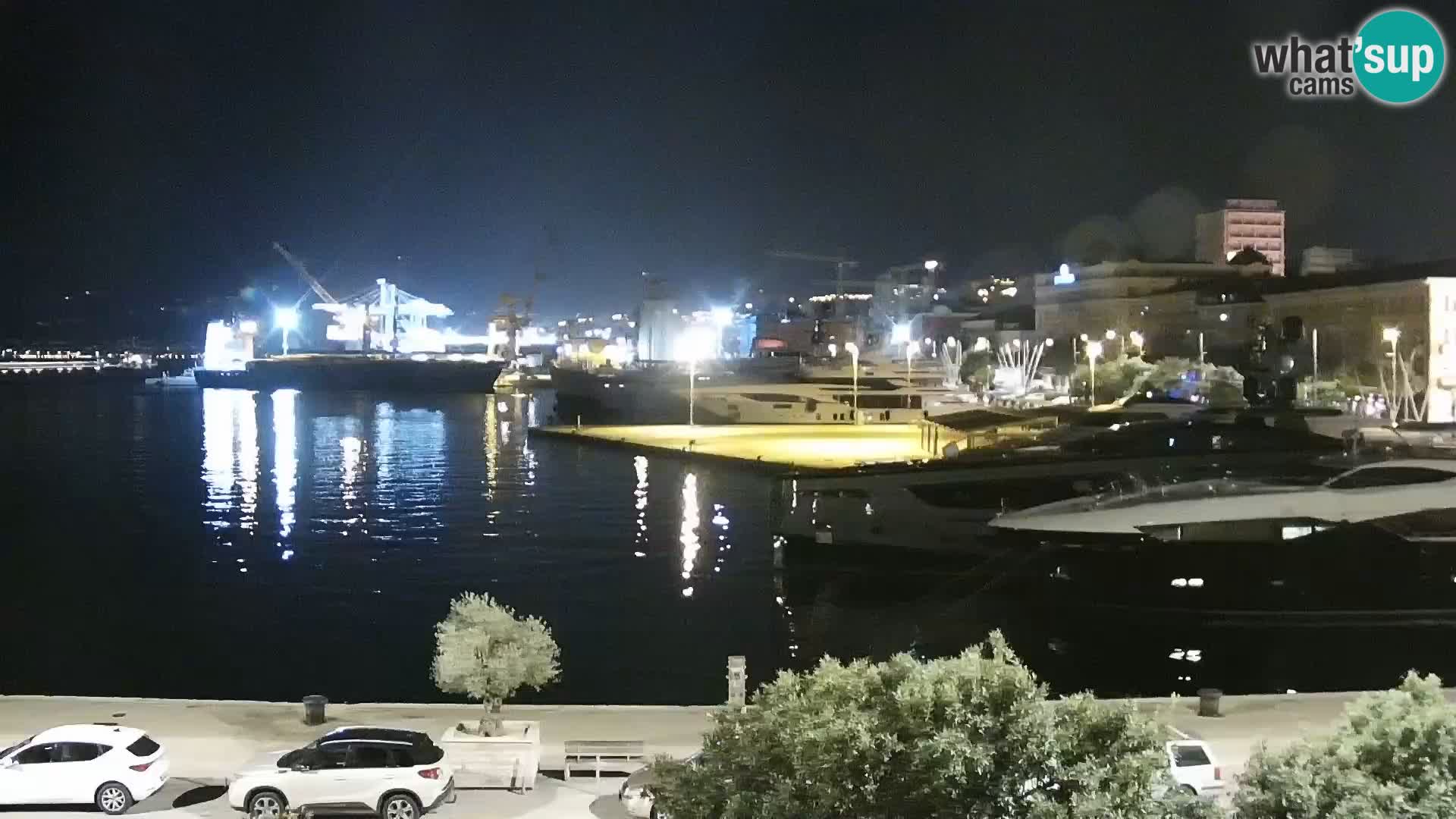 Riva i Marina u Rijeci – Web kamera uživo u Hrvatskoj