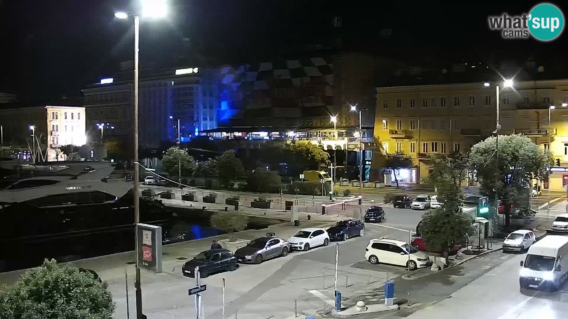 La Riva e la Marina a Rijeka (Fiume) – Live Webcam Croazia