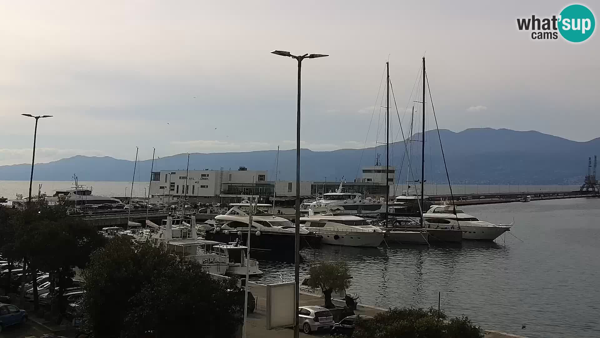 Riva i Marina u Rijeci – Web kamera uživo u Hrvatskoj