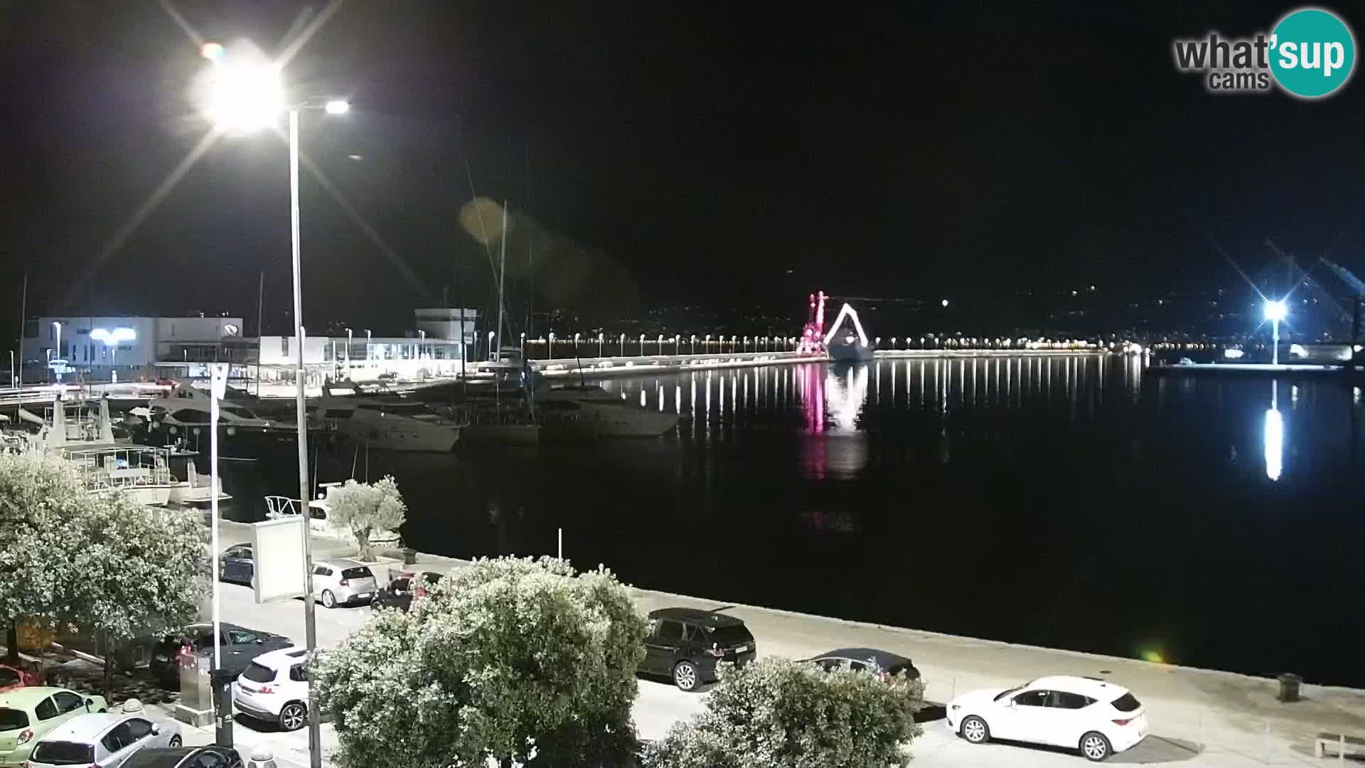 La Riva e la Marina a Rijeka (Fiume) – Live Webcam Croazia