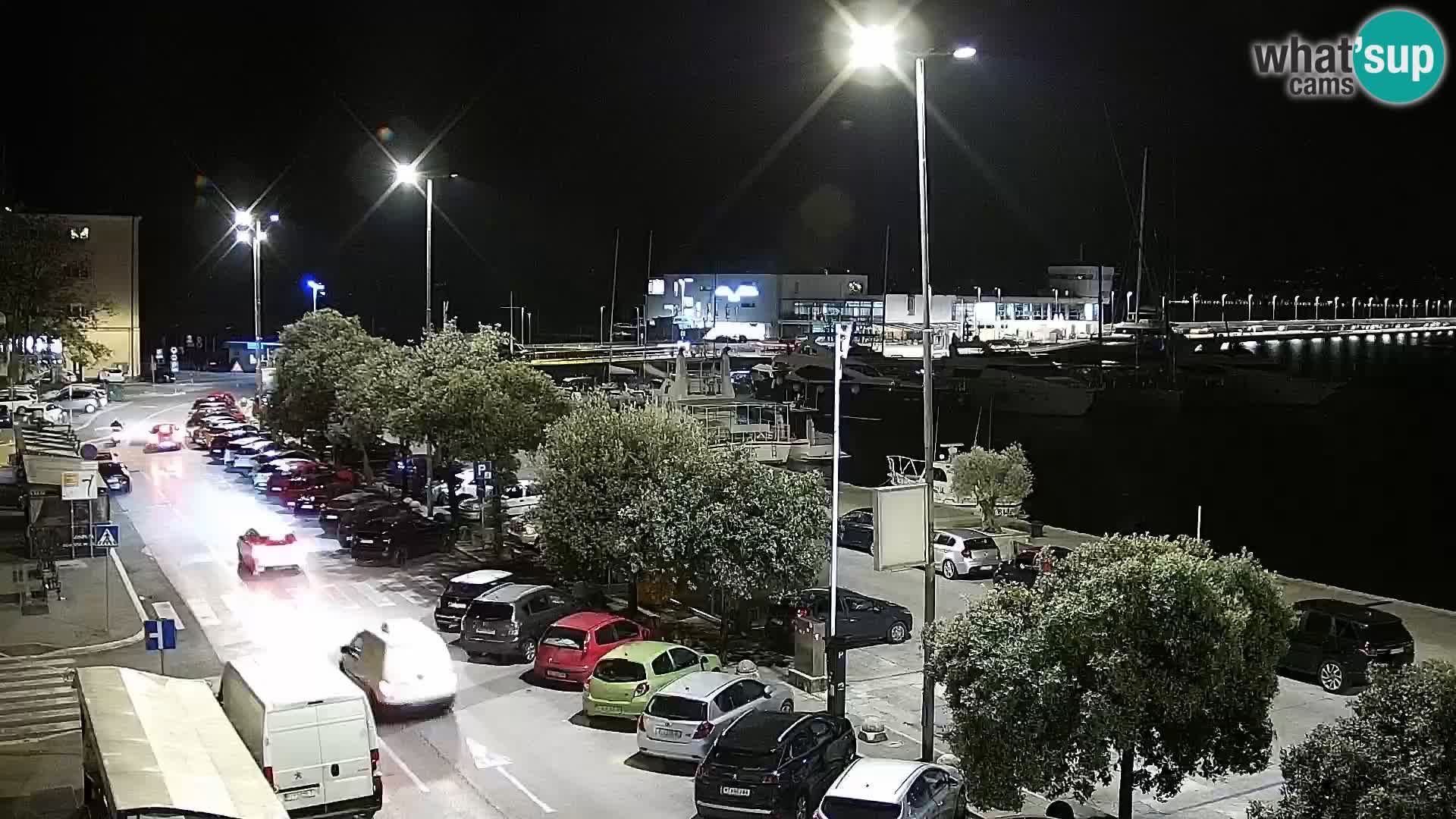 La Riva y Marina en Rijeka – Webcam en vivo Croacia