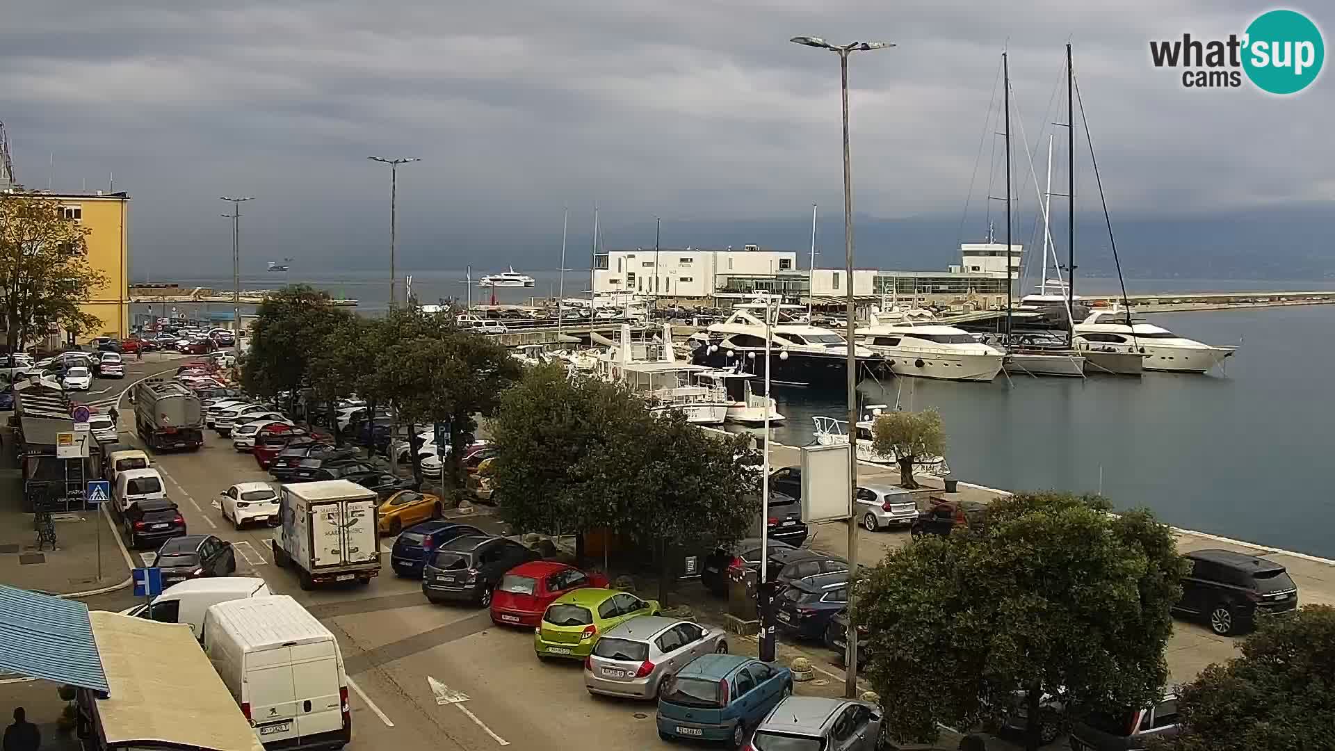 La Riva e la Marina a Rijeka (Fiume) – Live Webcam Croazia