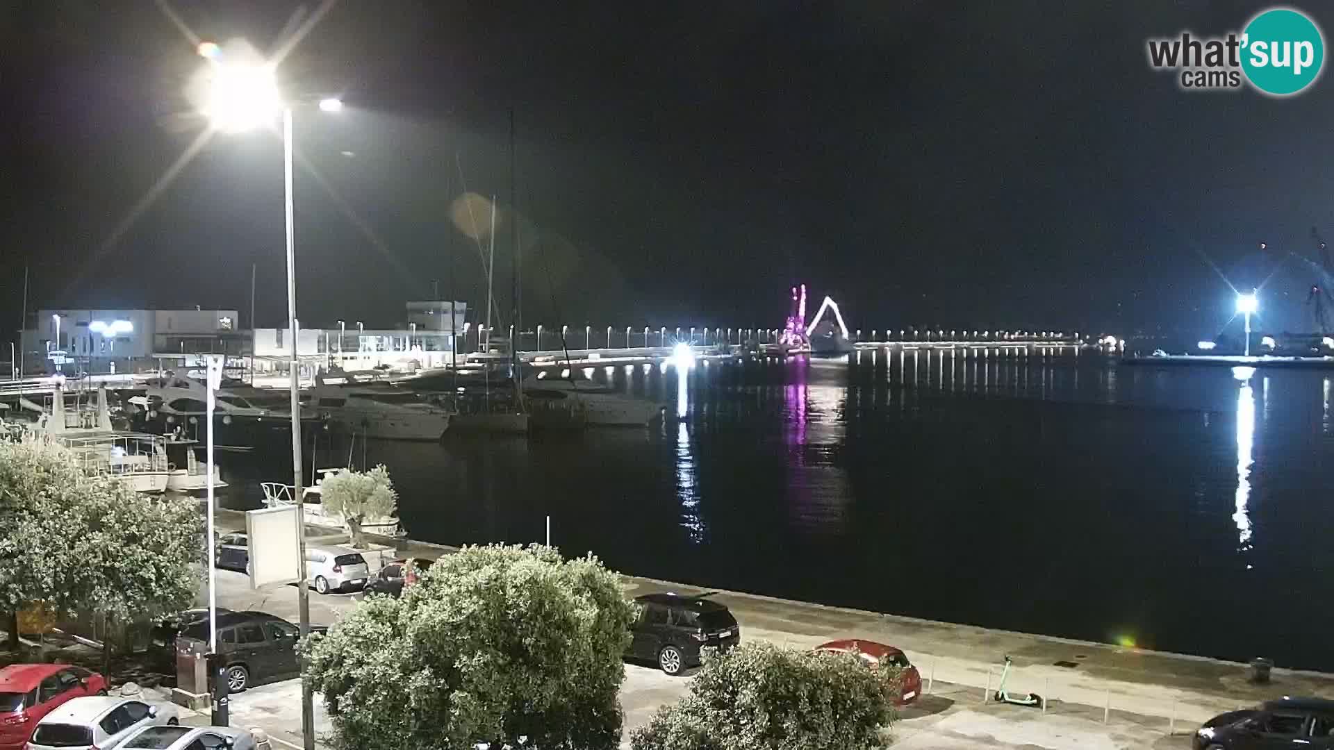 La Riva y Marina en Rijeka – Webcam en vivo Croacia