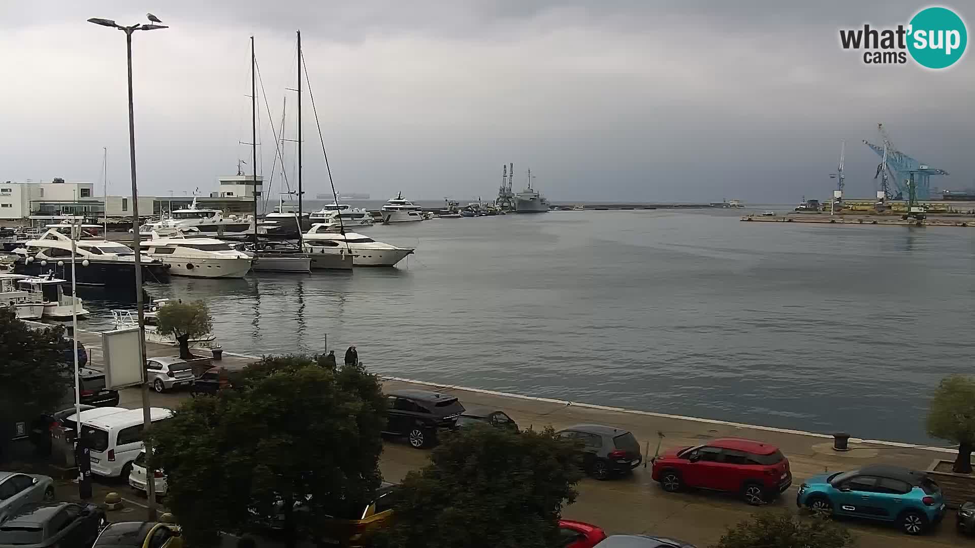 Riva in Marina v Reki – Spletna kamera v živo Hrvaška