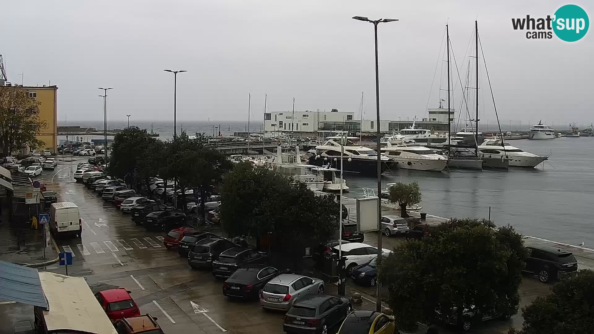 The Riva and Marina in Rijeka  – Live Webcam Croatia