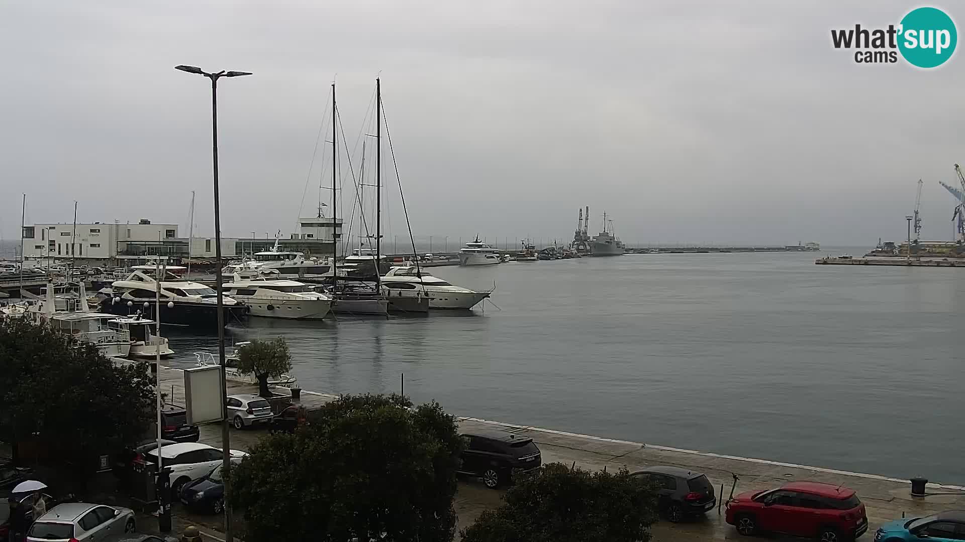 Riva in Marina v Reki – Spletna kamera v živo Hrvaška