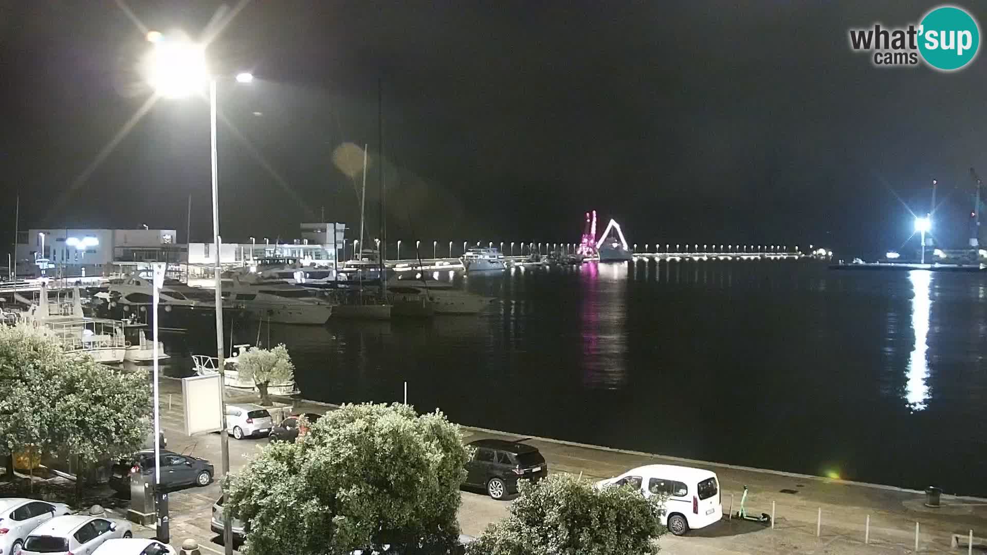 La Riva e la Marina a Rijeka (Fiume) – Live Webcam Croazia