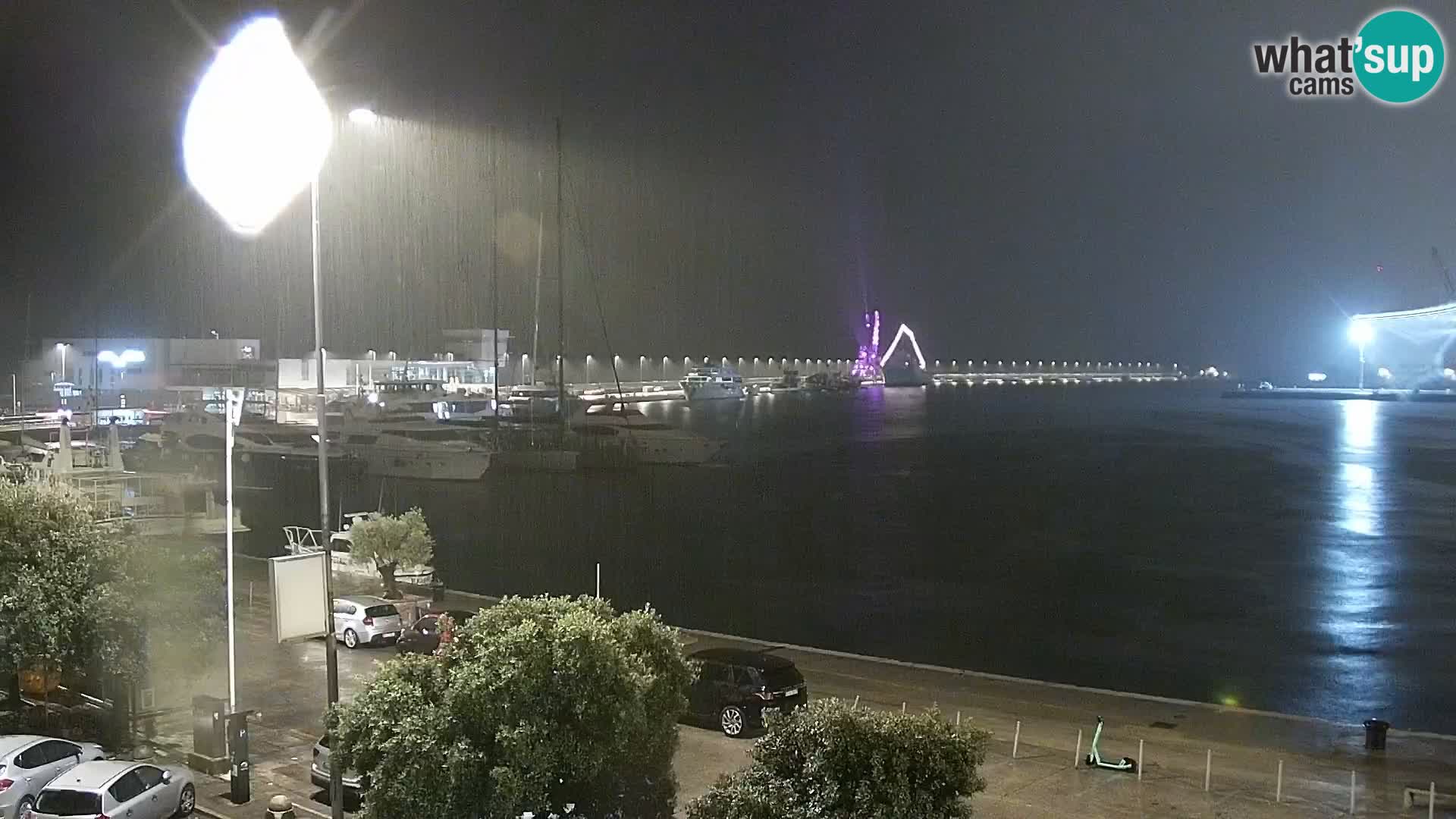 Die Riva und Marina in Rijeka – Live Webcam Kroatien