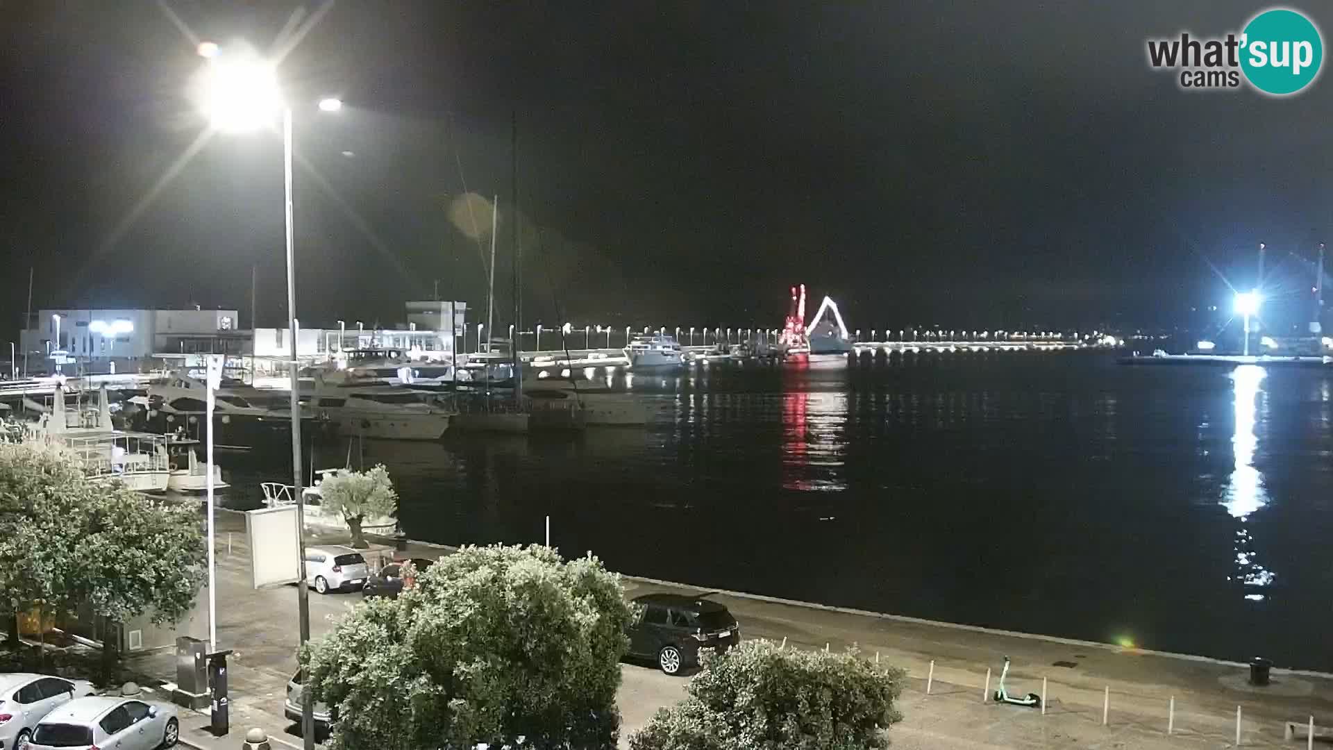 Riva i Marina u Rijeci – Web kamera uživo u Hrvatskoj