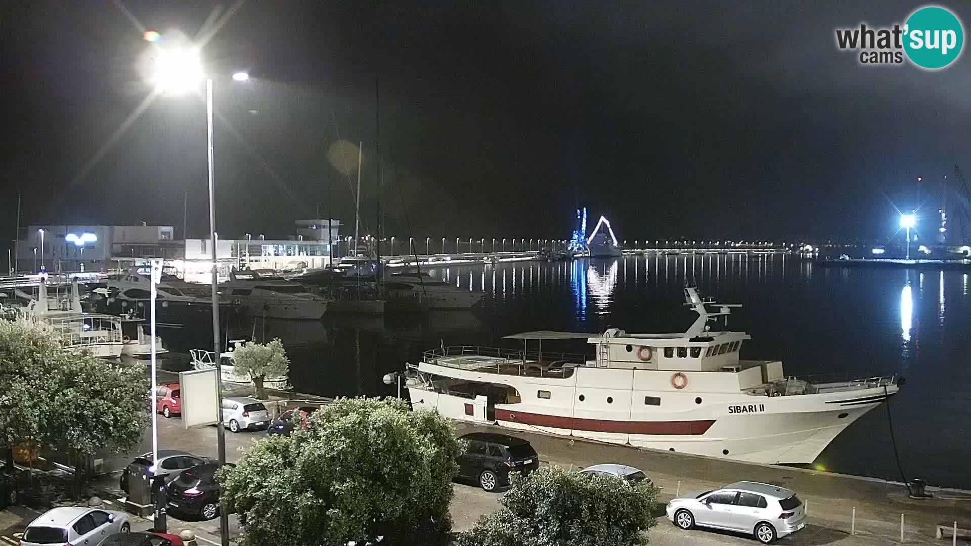 The Riva and Marina in Rijeka  – Live Webcam Croatia