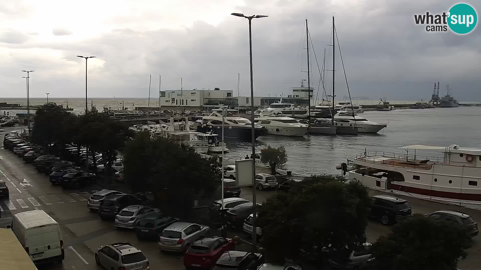Die Riva und Marina in Rijeka – Live Webcam Kroatien