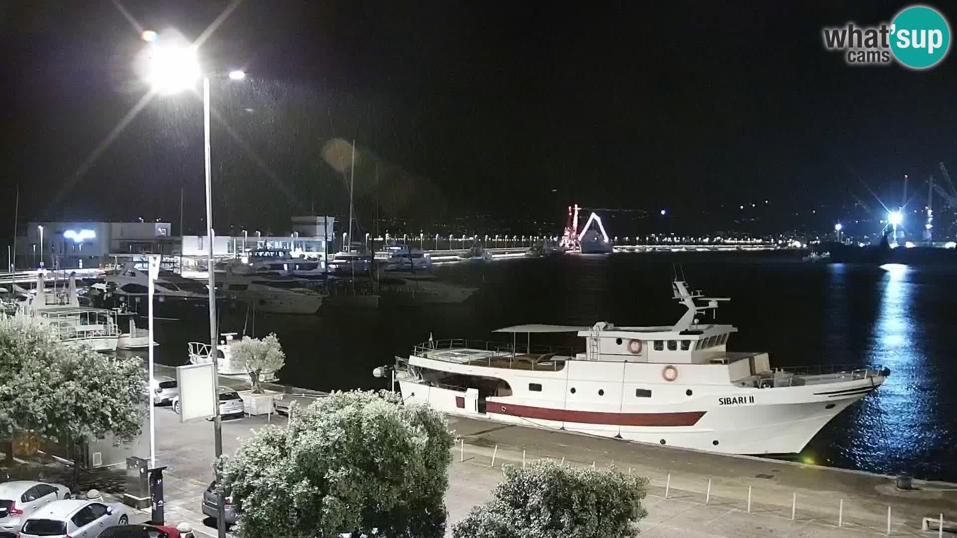 La Riva et Marina à Rijeka – Live Webcam Croatie