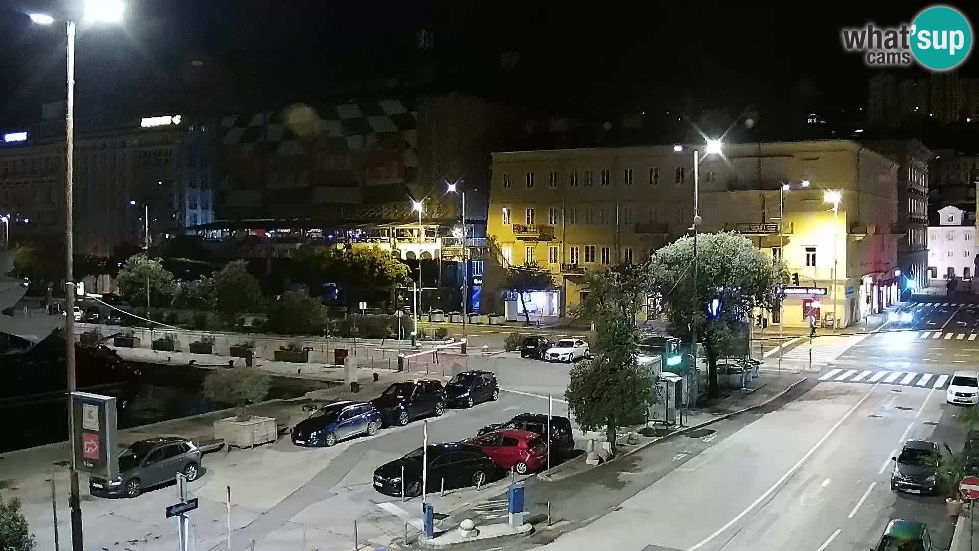 Riva i Marina u Rijeci – Web kamera uživo u Hrvatskoj