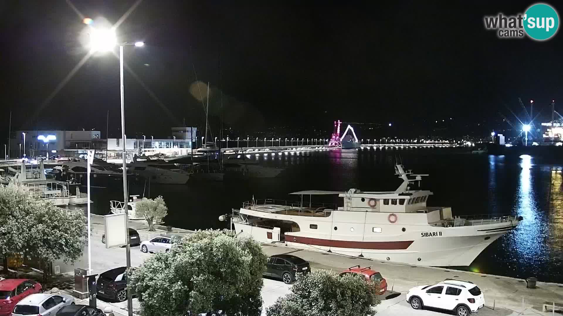 La Riva et Marina à Rijeka – Live Webcam Croatie