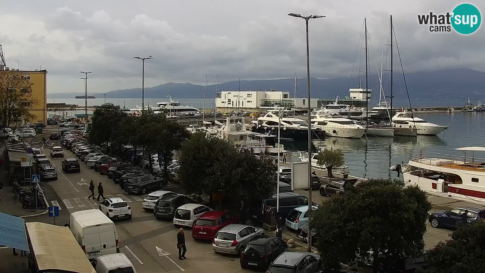 La Riva e la Marina a Rijeka (Fiume) – Live Webcam Croazia