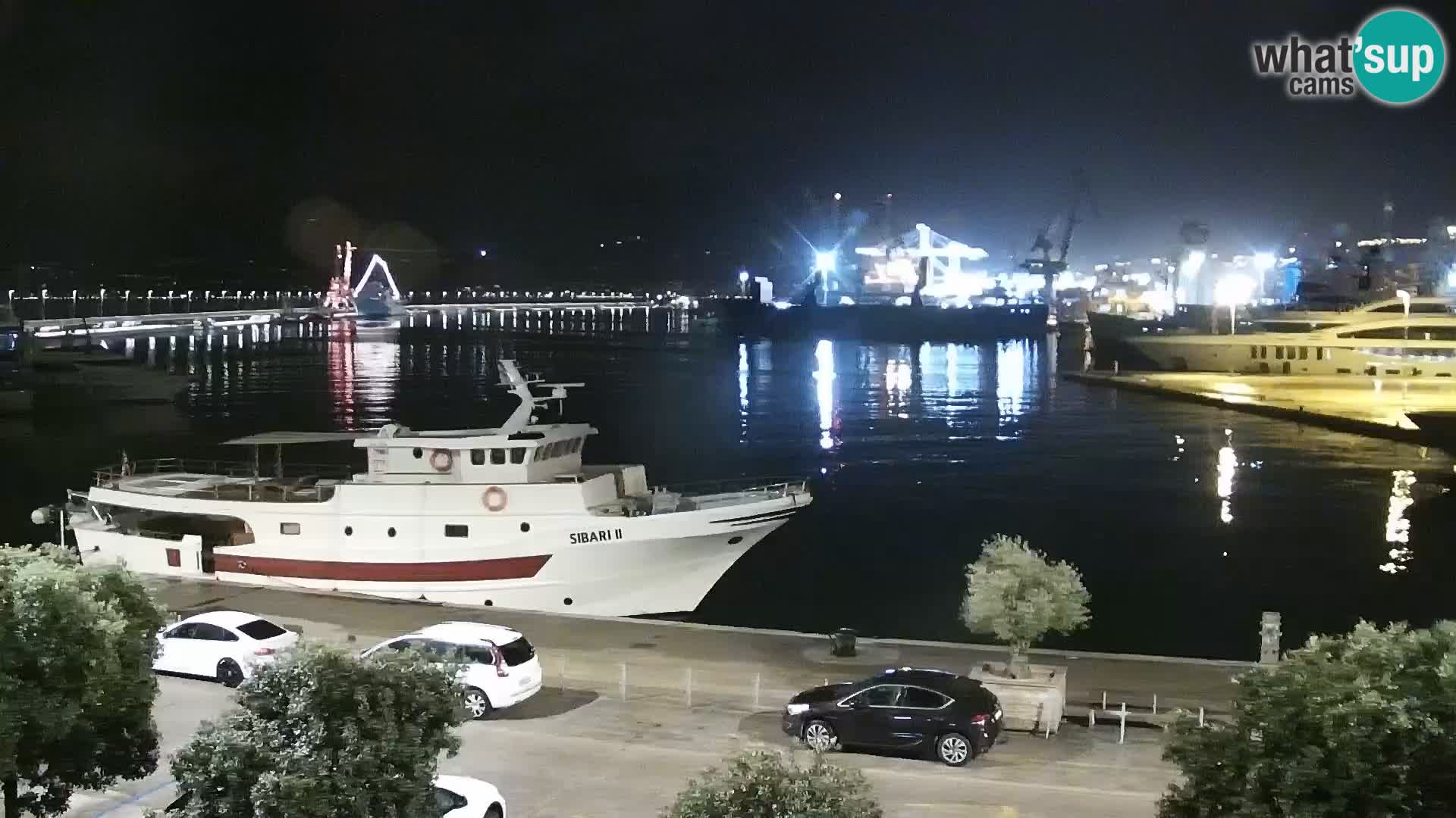 The Riva and Marina in Rijeka  – Live Webcam Croatia