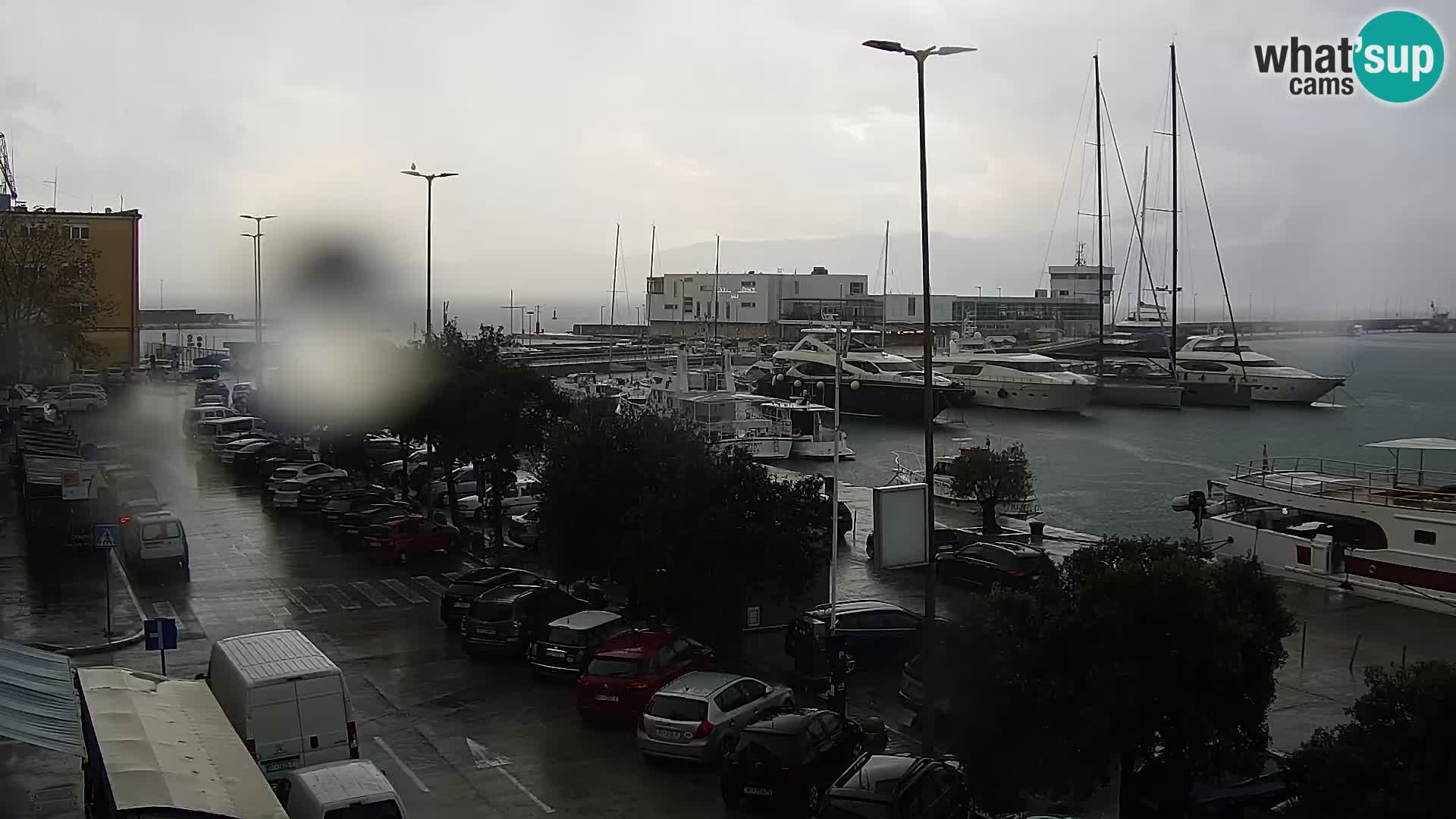 La Riva et Marina à Rijeka – Live Webcam Croatie