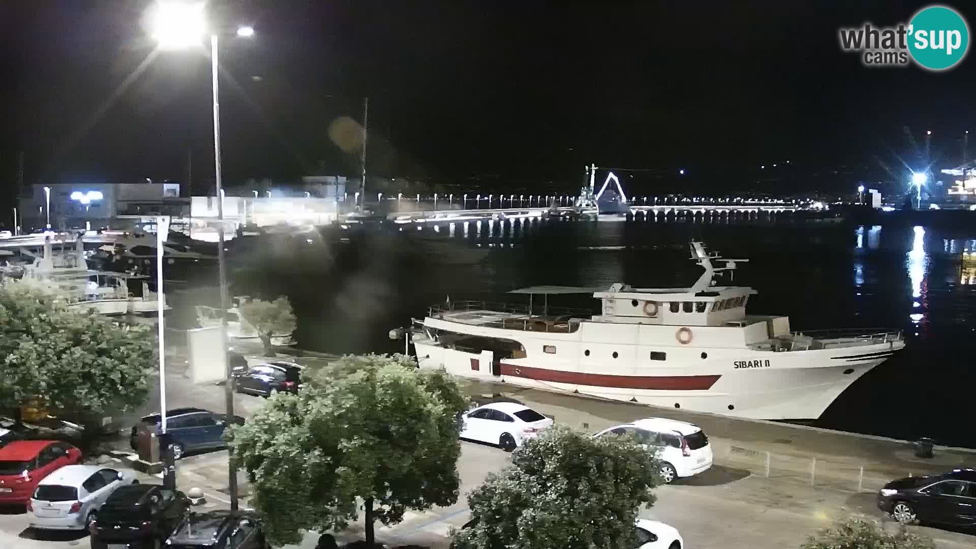 The Riva and Marina in Rijeka  – Live Webcam Croatia