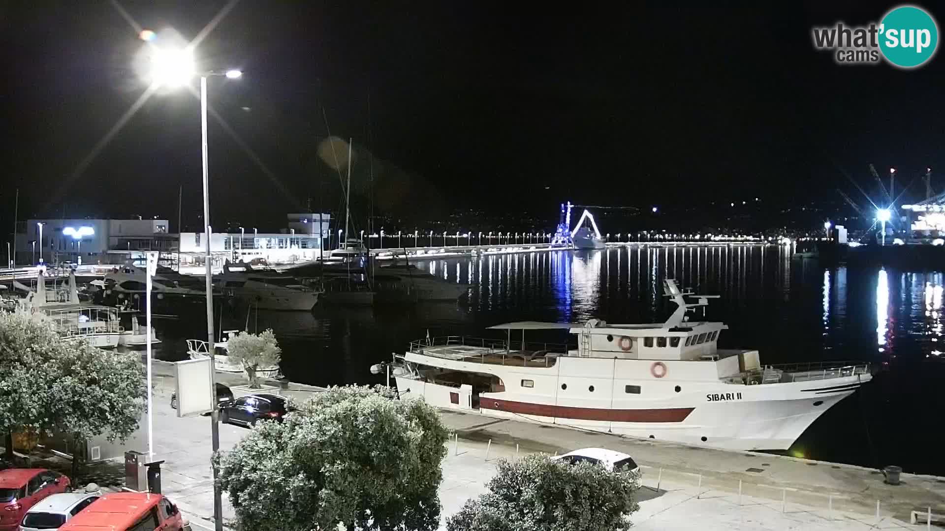 La Riva et Marina à Rijeka – Live Webcam Croatie